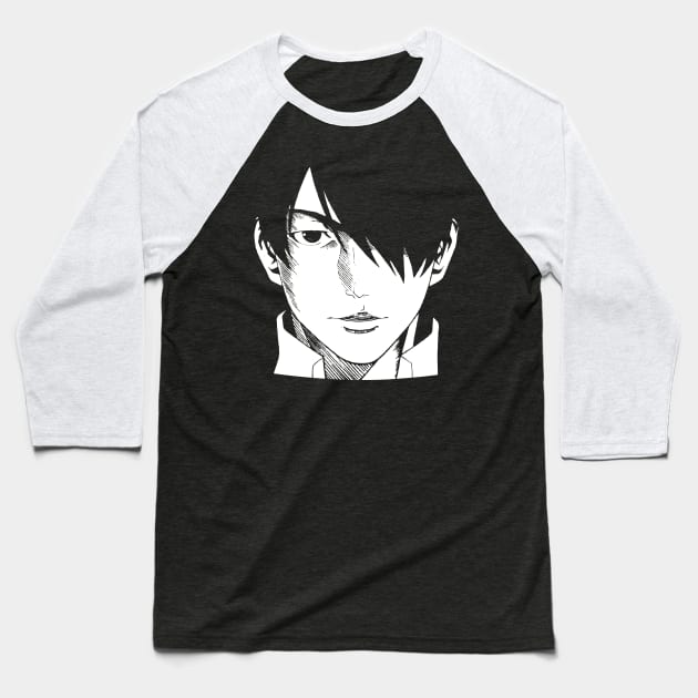 Araragi Koyomi Bakemonogatari Anime Baseball T-Shirt by SaverioOste